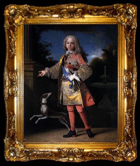 framed  Jean Ranc Portrait of Ferdinand of Bourbon, ta009-2